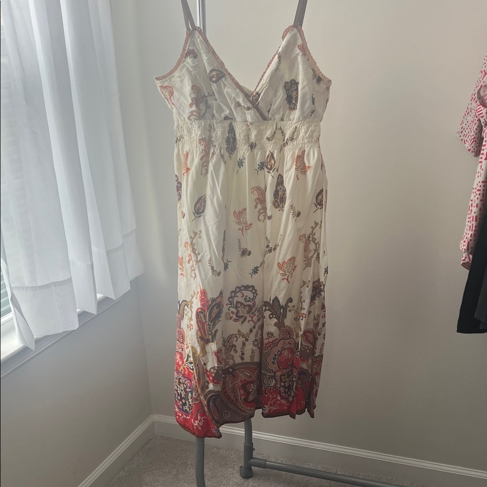 Bohemian Paisley Midi Dress